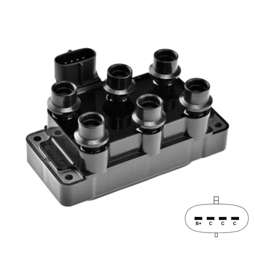[C901] BOBINA DE ENCENDIDO FORD EXPLORER V6 REF. C901