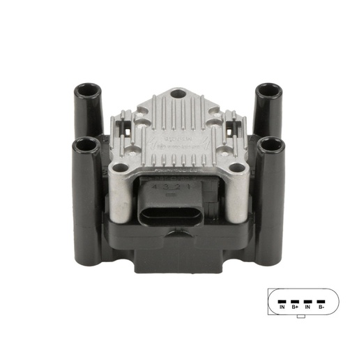 [F000ZS0210-7ZB] BOBINA DE ENCENDIDO BOSCH F000ZS0210 VOLKSWAGEN JETTA REF. F000ZS0210-7ZB