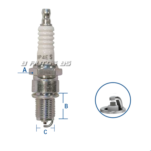 [BP4ES] BUJIA NGK BP4ES NISSAN/ RENAULT REF. BP4ES
