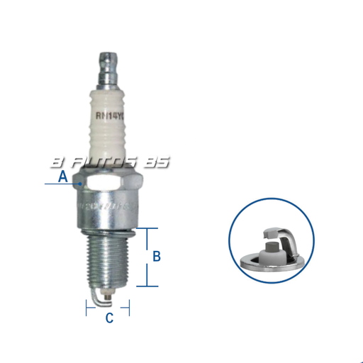 [RN14YC] BUJIA CHAMPION RN14YC BMW/ RENAULT REF. RN14YC