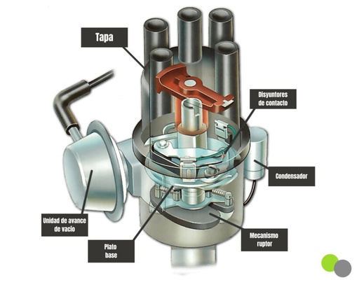 [73-A] PLATINO DISTRIBUIDOR UNIVERSAL REF. 73-A